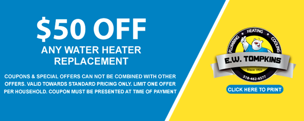 $50 Off Water Heater Replacement